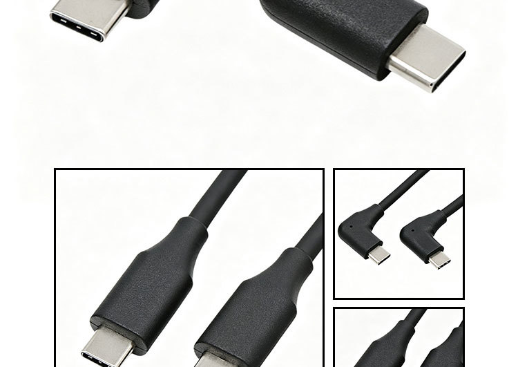 4K HD Video 60W PD Charging USB3.2 Gen2 Type C to Type C Data Cable for Phone Laptop