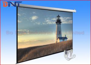 Buy cheap 100 Inch Electric Projector Screen , Motorized Rear Projection Screen product