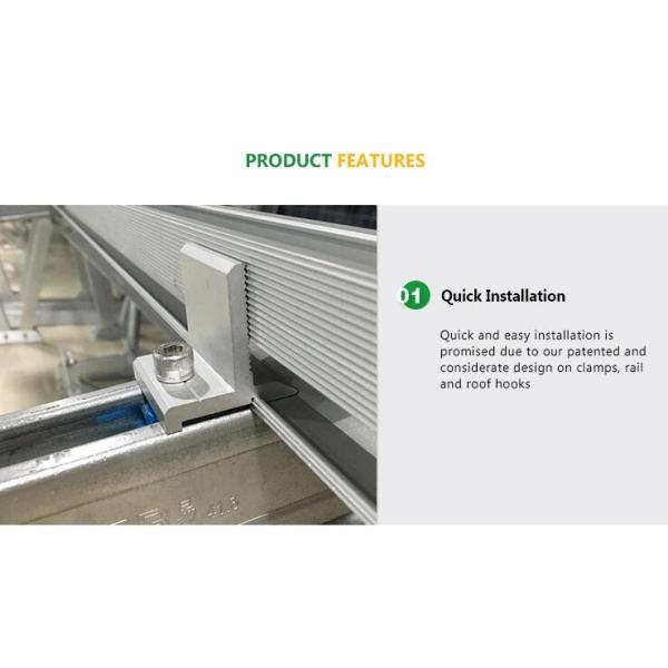 Home Use On grid 10kw Anodized Roof Mount Solar Power Energy System
