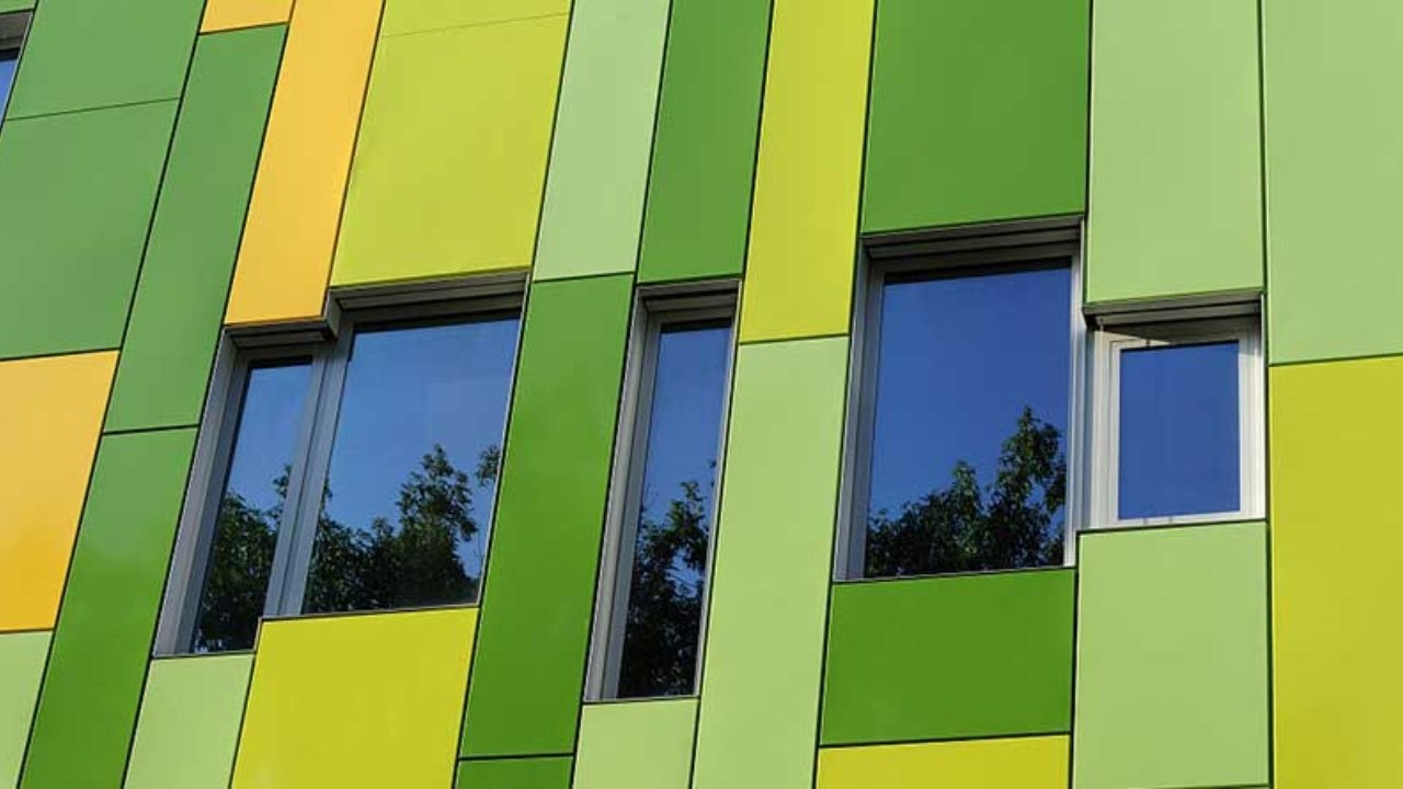 Uvproof Dark Blue Durable Pvdf Aluminium Composite Panel Cladding Lightweight Fire Retardant Acp Sheet