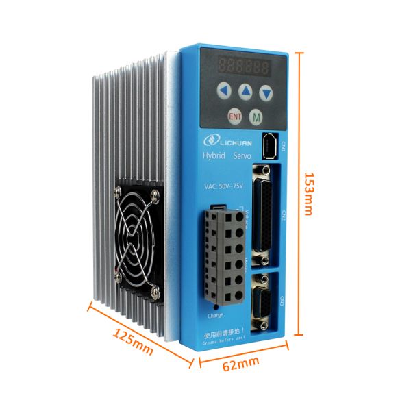 LICHUAN 4.5 N.m Nema 34 Closed Loop Stepper Motor Driver 2 Phase Closed Loop Stepper Motor with Driver LC86H280+LCDA808F