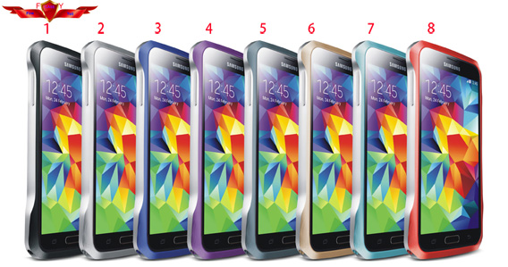 Unique Fashion Design Import Aluminum CNC Processing Bumper For Samsung Galaxy S5
