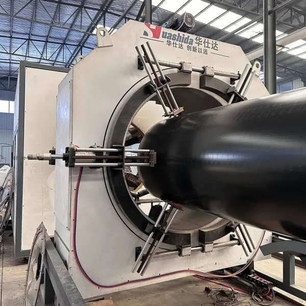 Automatic Computerized HDPE Jacket Pipe Extrusion Line with Dust-Free Planetary Cutting for Pre-Insulated Pipe Production