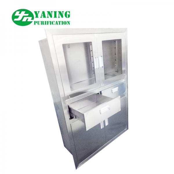 Quality Embedded Anesthesia Stainless Steel Medical Cabinet For Hospital Operateing Room for sale
