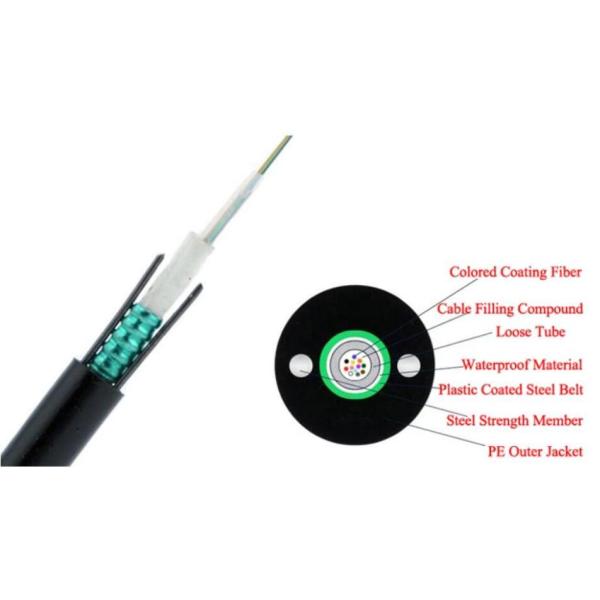 Single Mode GYXTW G657A Armoured Outdoor Cable