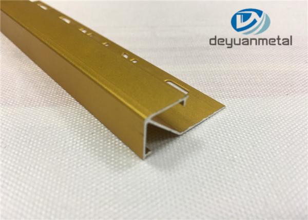 Quality House Decoration Aluminium Trim Profiles With Logo Punched for sale