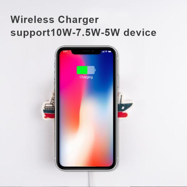 Customized PVC Wireless Charger, 10W High-quality & Fast Charging for smartphones