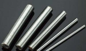 Industrial DIN975 All Threaded Rod Fasteners , Fully Threaded Tension Rod Carbon Steel