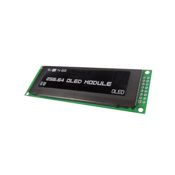 2.8 inch blue/yellow PMOLED display with PCBA 256*64 dots SPI interface driving IC SSD1322