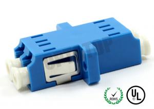 China UPC End Face Fiber Optic Accessories , Plastic Fiber Optic Cable Adapter on sale