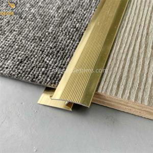 Buy cheap Aluminum Z Edge Carpet Trim , Carpet Tile Edging Strip 3m Length product