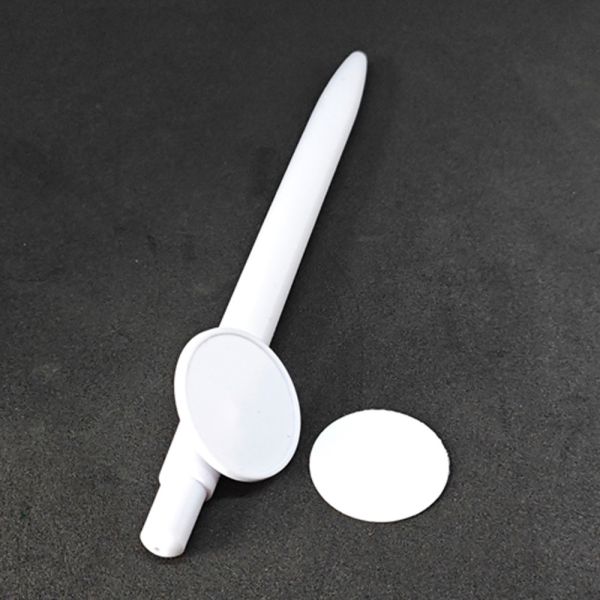 Custom Logo Blank Sublimation Plastic Ball Point Pen For Advertising Office School