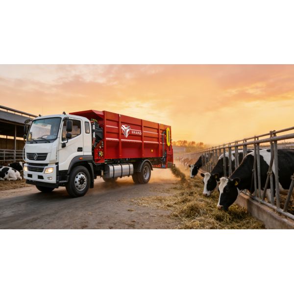 36m³ Smart Precision Automated Feeder Wagon Farm Feed Truck Electric Control