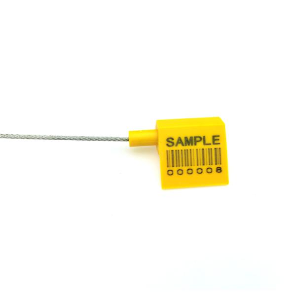 250*27.5*12.4 mm Fixed Length Cable Security Seal with 2.8 KN Tensile Strength and ABS Material