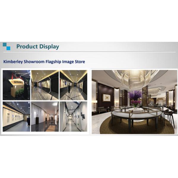Professional Jewelry Display Showcase / Watch Display Showcase Stainless Steel Material
