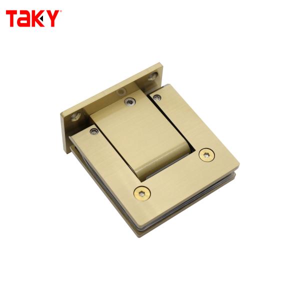 Bathroom 304 Stainless Steel Self Closing Adjustable Closing 90 Degree Glass Door Hinge