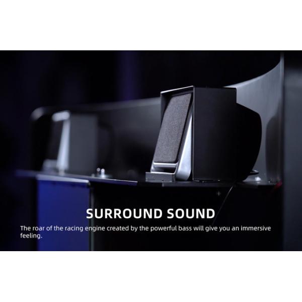 Hydraulic 4d Car Racing Simulator Game Machine 6dof Motion Platform Driving Simulator