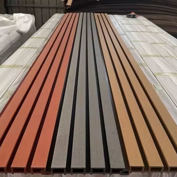 Quality Composite Wall Panel Wood Plastic Panel WPC Composite Panel Exterior WPC Cladding for Warehouse Shop WPC Panel Low Price for sale