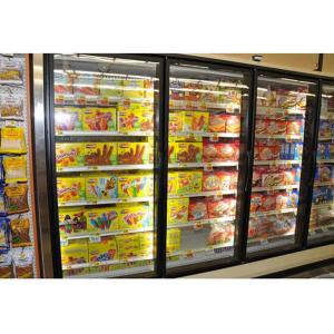 Buy cheap LED Lighting Performance Supermarket Refrigerated Display Cases Vertical product