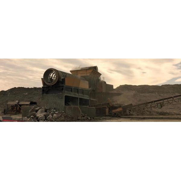 Garbage Recycling Machine Waste Trommel Screen Municipal Solid Waste Recycling Plant