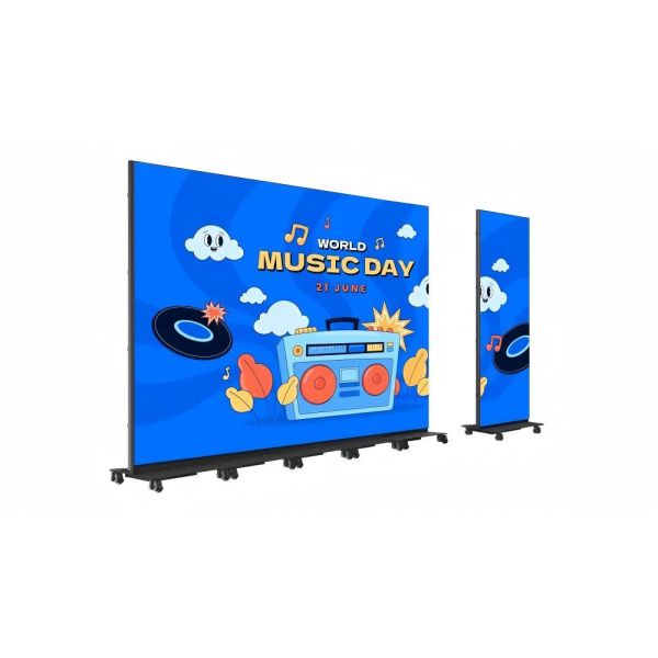 P1.53 Foldable LED poster screen LED Poster Display