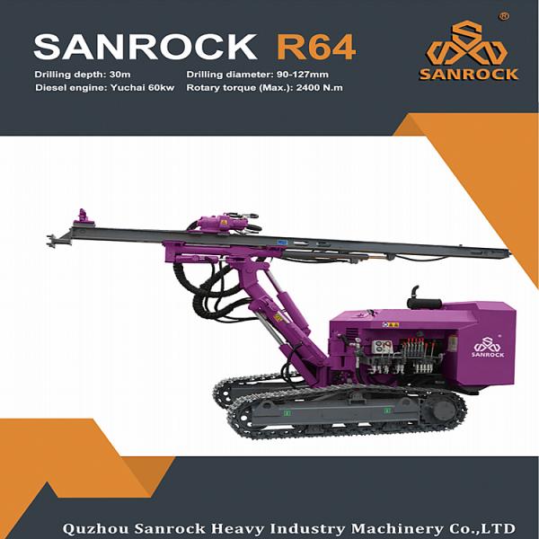 Hydraulic Blast Hole 30m Deep DTH Drilling Machine Mining Machinery Crawler Drilling Rig