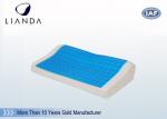 Classic Cooling Aqua Gel Pillow Memory Foam Spandex Cover , Gel Cooled Pillow