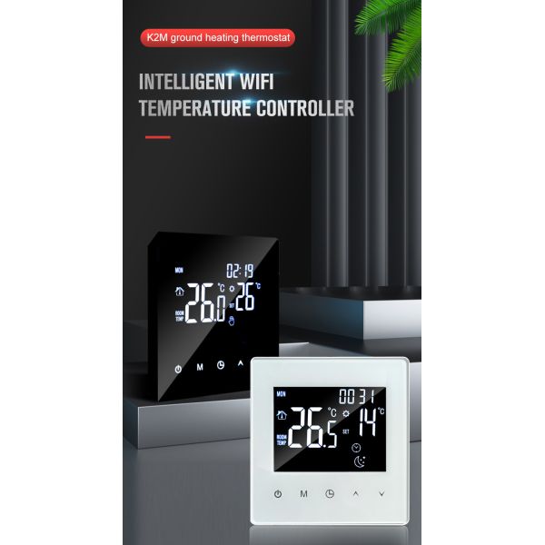 Tuya WiFi Smart HVAC Controller Thermostat 16A for Intelligent Heating