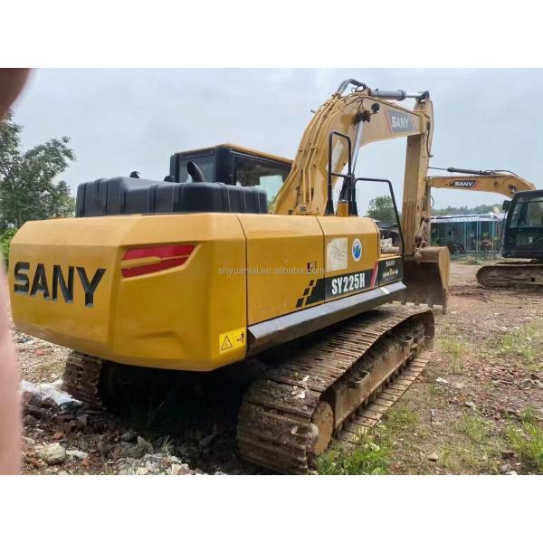 Sany225C Excavator Efficiently Working Forward Flow Generation with MITSUBISHI Engine