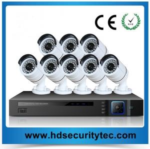 China 8CH realtime 1080p TVI DVR Kits with 8*2Mp TVI cameras by browser and mobile app remote on sale
