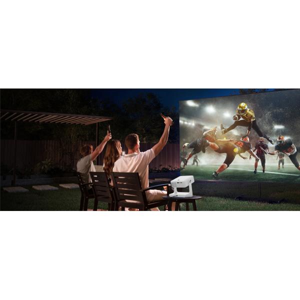 D1 Dark Gray Full HD 1080P Projector , Black Android TV Smart Projector With Netflix