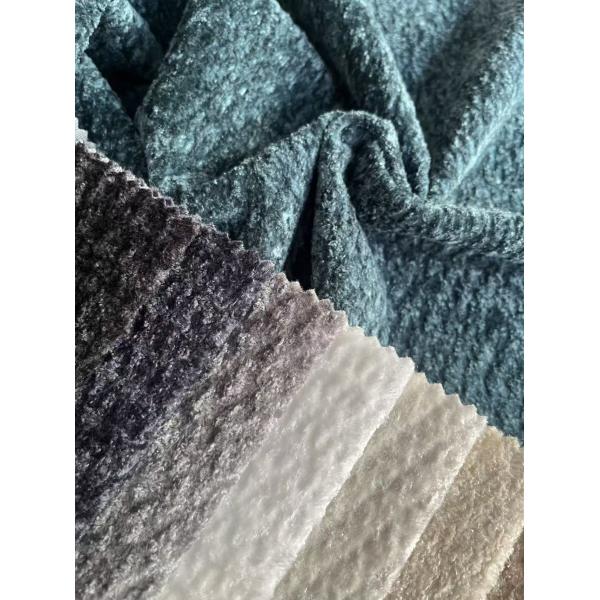 Durable Comfortable Embossed Jacquard Fabric Waterproof Knit Fabric Sofa Fabric Factory