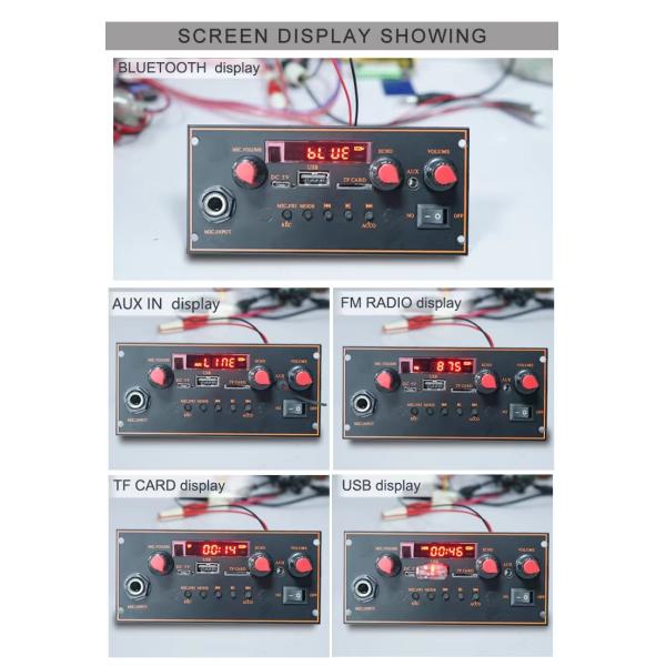 Amplifier Board Features Diagram