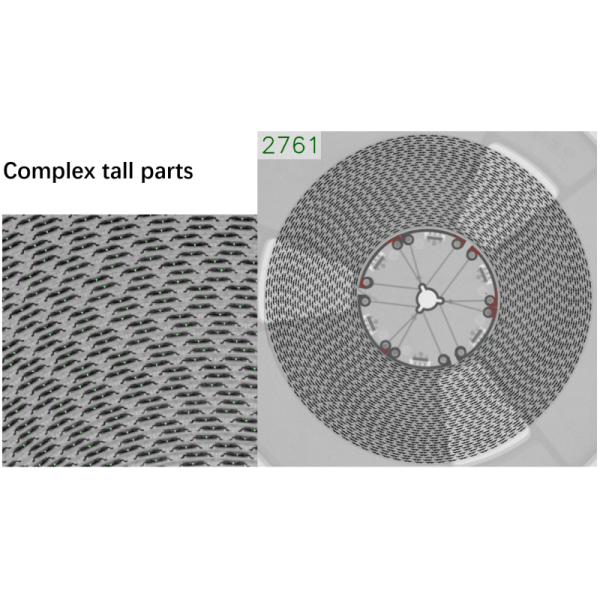 Sample image showing reel counting process with component visualization