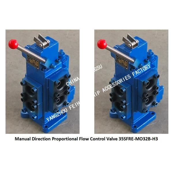 Marine Manual Proportional Flow Directional Compound Valve Model 35SFRE-MO32-H3