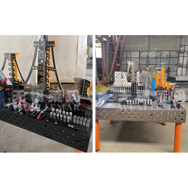 Modular Tooling System Cnc Fixture Clamps 45# Steel Ratchet F Clamp