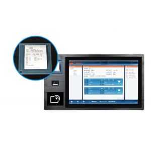 19 Inch Touch Screen Industrial Computer Self Service Terminal With Printer NFC