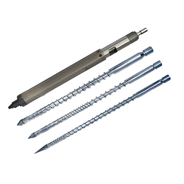 Durable Injection molding machine screw and barrel precision engineered components for plastic processing applications