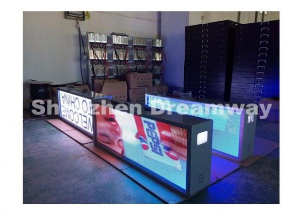 Quality P5 Outdoor SMD3528 Silver Taxi LED Display For Video Advertising for sale