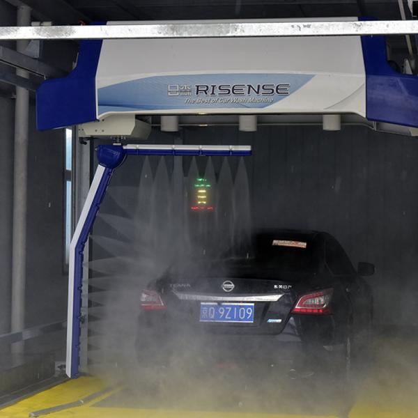 Risense Touch Free Touchless Contactless Brushless Laser 360 Car Wash Machine Price with air Dryer