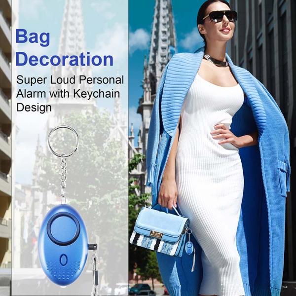 Self Defense Safesound Personal Alarm With Led Flash Light
