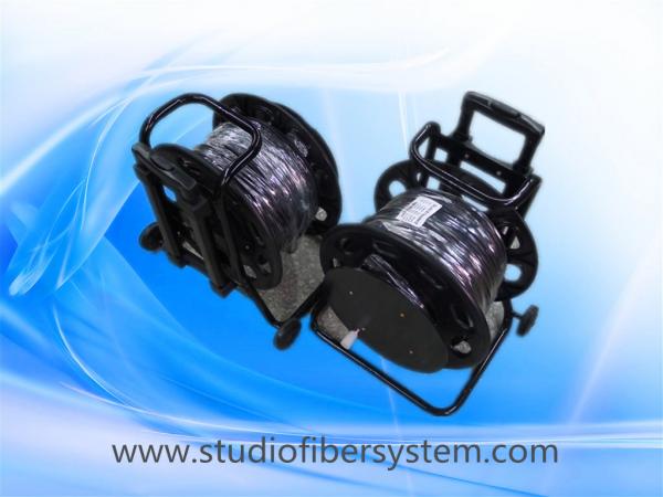 Quality 200meters 2-Channel Fiber Optic Cable Reel with ST Connectors for sale