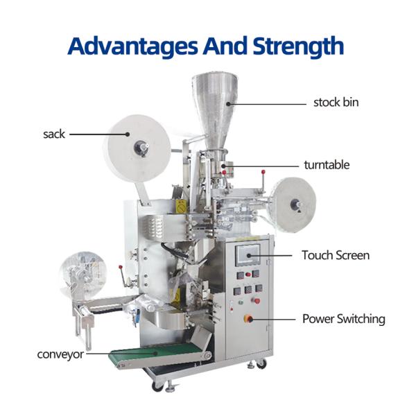 Fully Automatic Inner & Outer Bag Tea Packing Machine High-Speed & Precision Dosing for Tea Factories