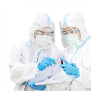 Buy cheap Non Woven Disposable Coverall Suit Medical Coverall Protect Wear Clothes product