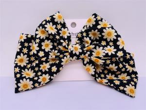 China Patterned Alligator Clip Bows Hair Claw Durable For Festival on sale