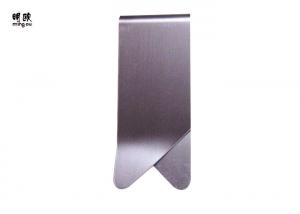 China Blank Metal Money Clip Paper Clip Fashionable Design Silver Material on sale