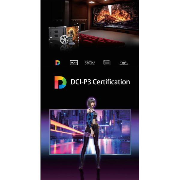 P5 LED Interactive Whiteboard with 2K Resolution, QCOB Patented Technology, and 170° Wide Viewing Angle