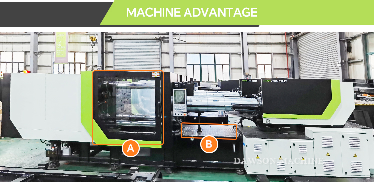 Full Automatic PET Preform Injection Molding Machine with 680 mm Distance Between Tie Bars and 160 mm Hole Diameter for High Productivity