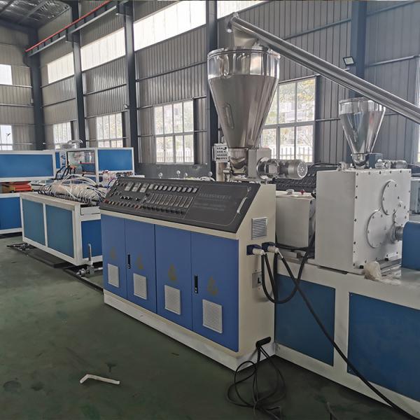 SJSZ65/132 PVC WPC Louver Panel Extruder Machine For Decoration