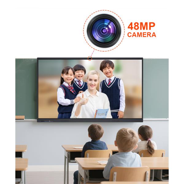 55 65 75 85 100 Inch Touch Screen Interactive LED Panel Dual Operating System Smart Board Interactive Whiteboard for Education